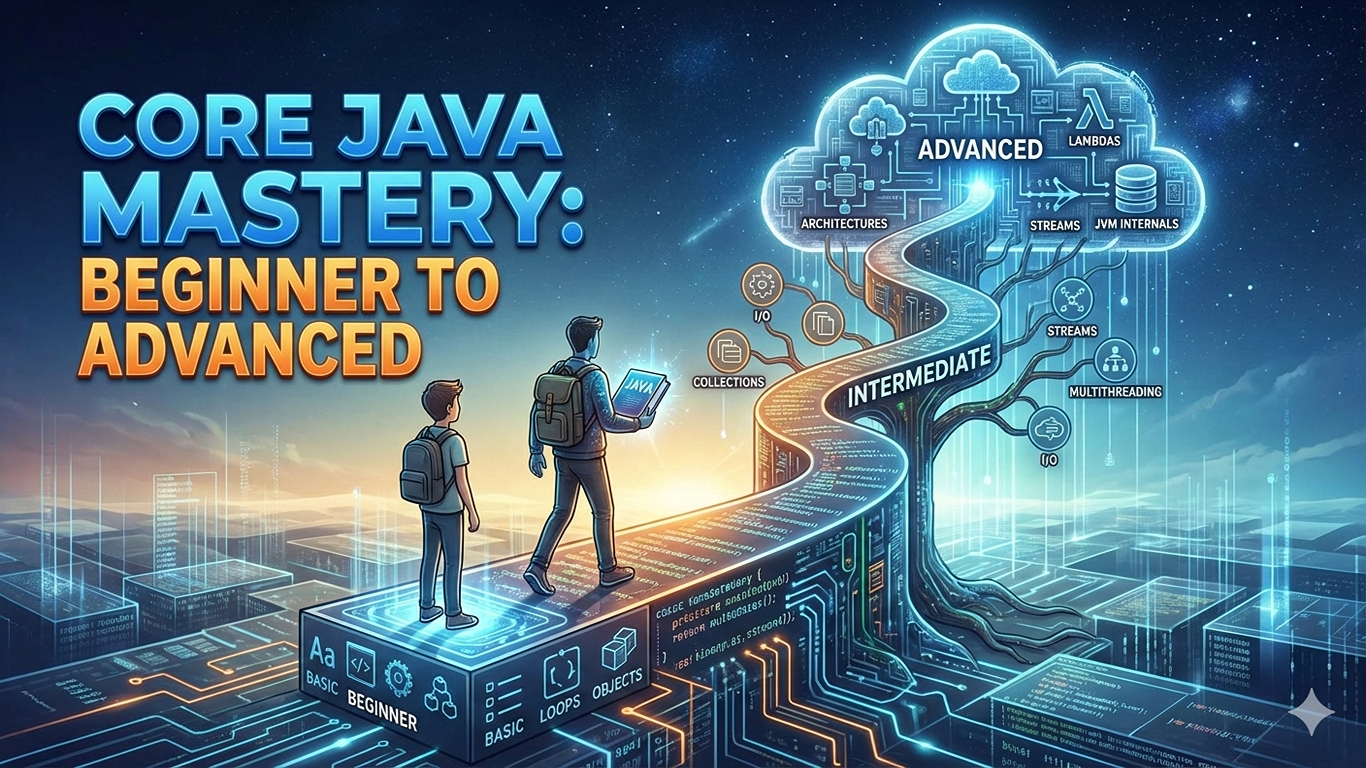 Core Java Mastery: Beginner to Advanced